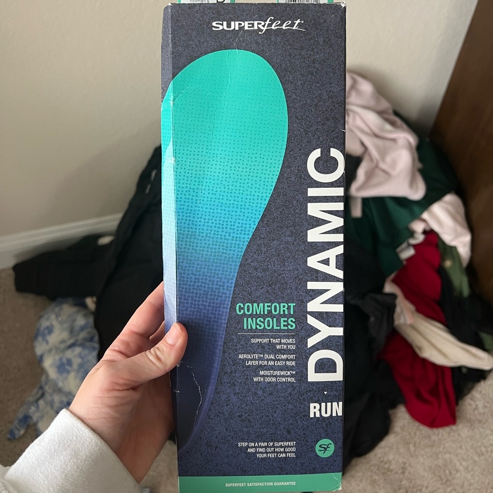 Fleet Feet SuperFeet running shoe insoles
